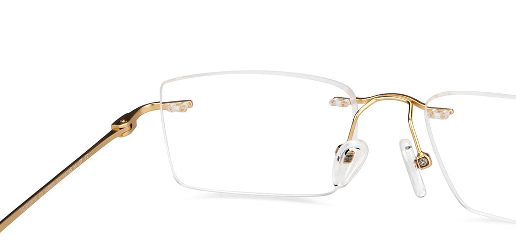 Rimless Eyeglasses-Frame Rectangle--EG Rimless Eyeglasses-Frame Rectangle--EG