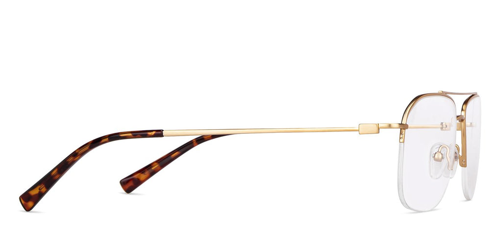 Half Rim Eyeglasses-Frame Square--EG Half Rim Eyeglasses-Frame Square--EG