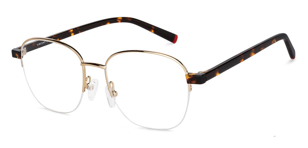 Half Rim Eyeglasses-Frame Round--EG Half Rim Eyeglasses-Frame Round--EG