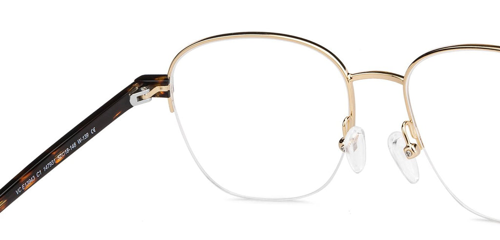 Half Rim Eyeglasses-Frame Round--EG Half Rim Eyeglasses-Frame Round--EG