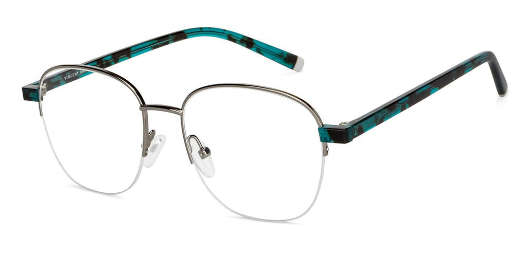 Half Rim Eyeglasses-Frame Round--EG Half Rim Eyeglasses-Frame Round--EG