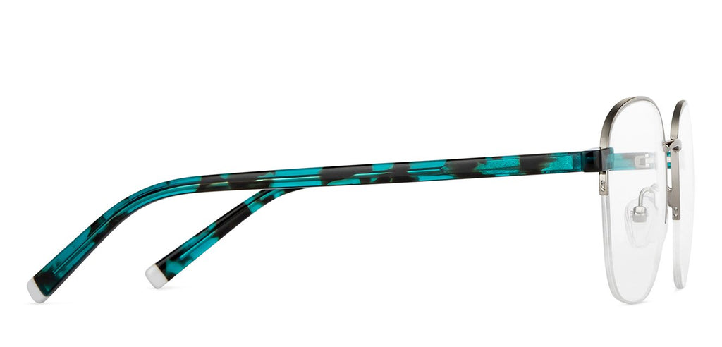 Half Rim Eyeglasses-Frame Round--EG Half Rim Eyeglasses-Frame Round--EG