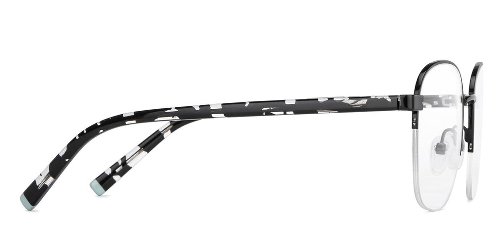 Half Rim Eyeglasses-Frame Round--EG Half Rim Eyeglasses-Frame Round--EG