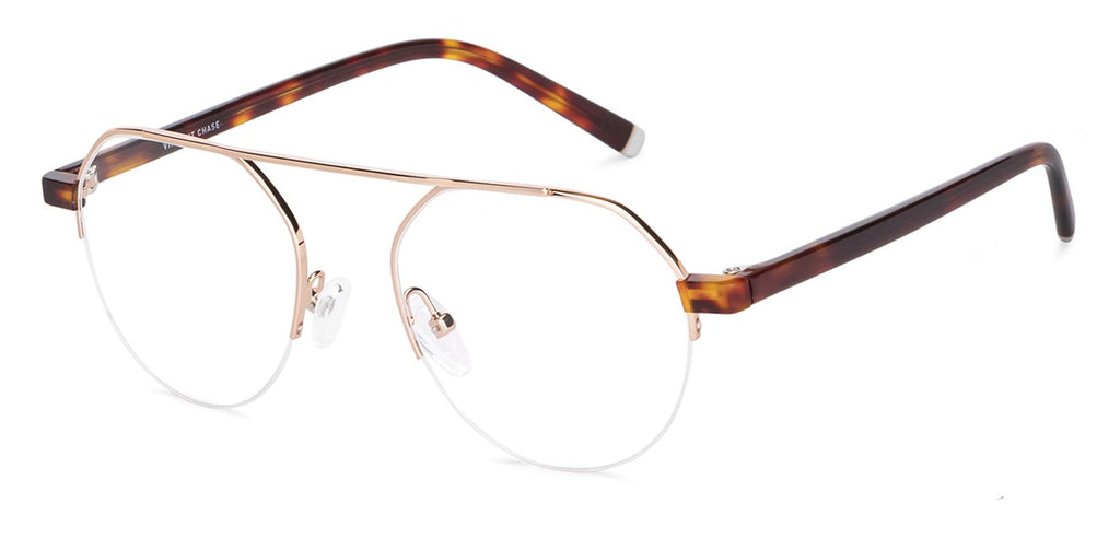 Half Rim Eyeglasses-Frame Round--EG Half Rim Eyeglasses-Frame Round--EG