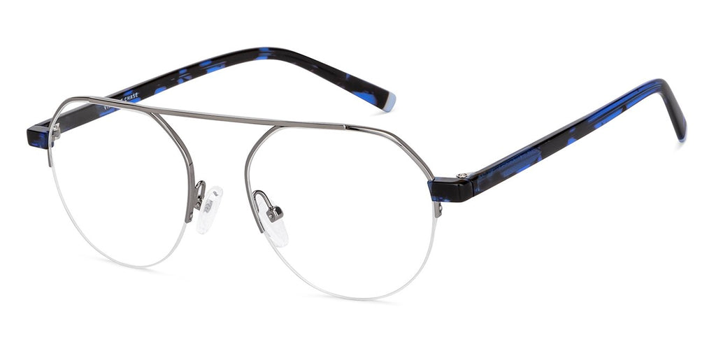 Half Rim Eyeglasses-Frame Round--EG Half Rim Eyeglasses-Frame Round--EG