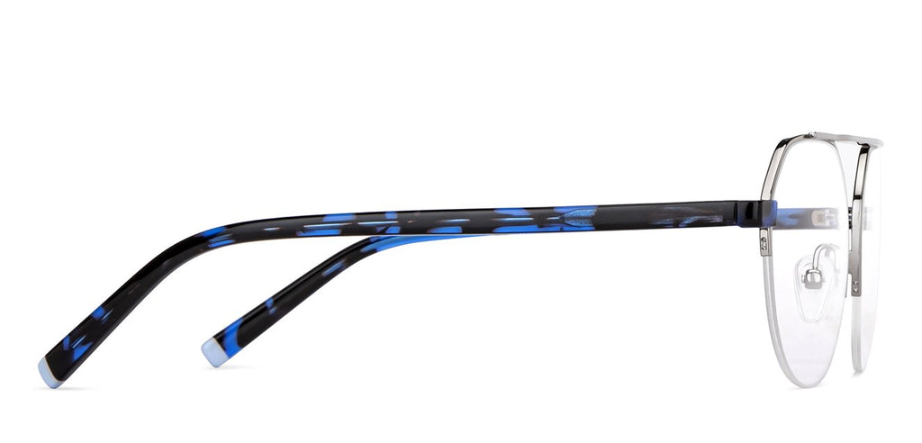 Half Rim Eyeglasses-Frame Round--EG Half Rim Eyeglasses-Frame Round--EG