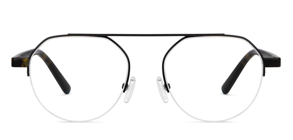 Half Rim Eyeglasses-Frame Round--EG Half Rim Eyeglasses-Frame Round--EG