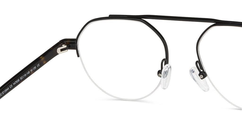 Half Rim Eyeglasses-Frame Round--EG Half Rim Eyeglasses-Frame Round--EG