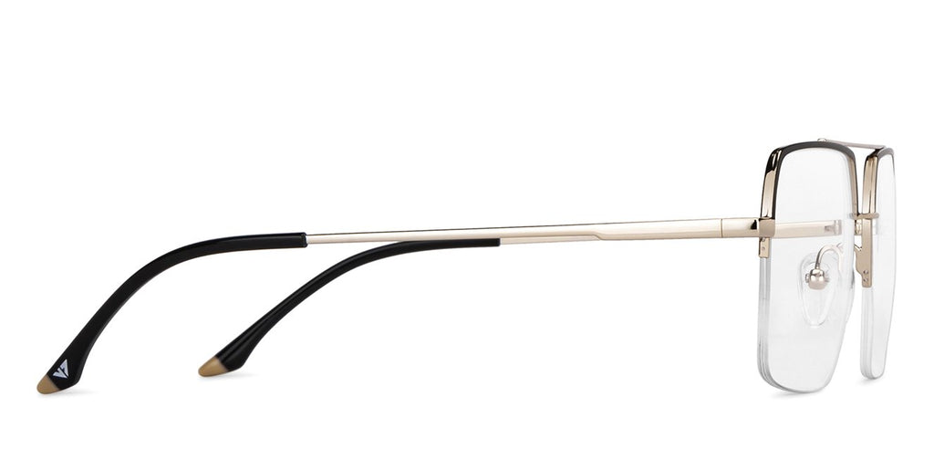 Half Rim Eyeglasses-Frame Rectangle--EG Half Rim Eyeglasses-Frame Rectangle--EG