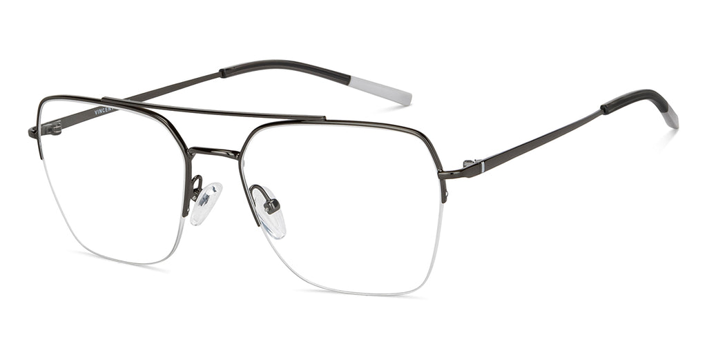 Half Rim Eyeglasses-Frame Geometric--EG Half Rim Eyeglasses-Frame Geometric--EG