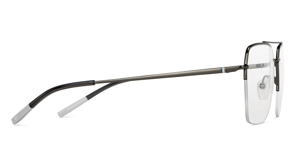 Half Rim Eyeglasses-Frame Geometric--EG Half Rim Eyeglasses-Frame Geometric--EG