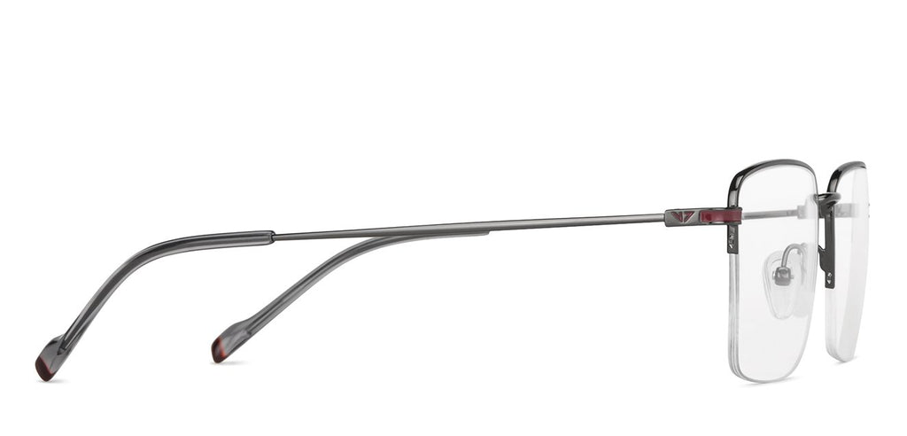 Half Rim Eyeglasses-Frame Rectangle--EG Half Rim Eyeglasses-Frame Rectangle--EG