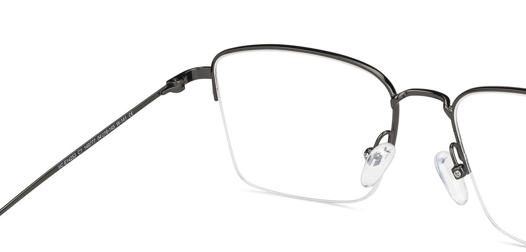 Half Rim Eyeglasses-Frame Rectangle--EG Half Rim Eyeglasses-Frame Rectangle--EG