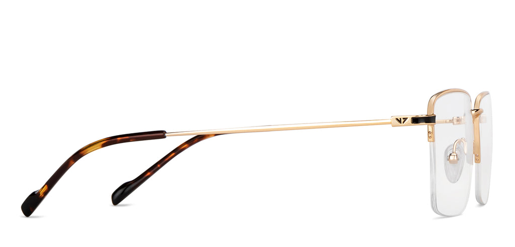 Half Rim Eyeglasses-Frame Rectangle--EG Half Rim Eyeglasses-Frame Rectangle--EG