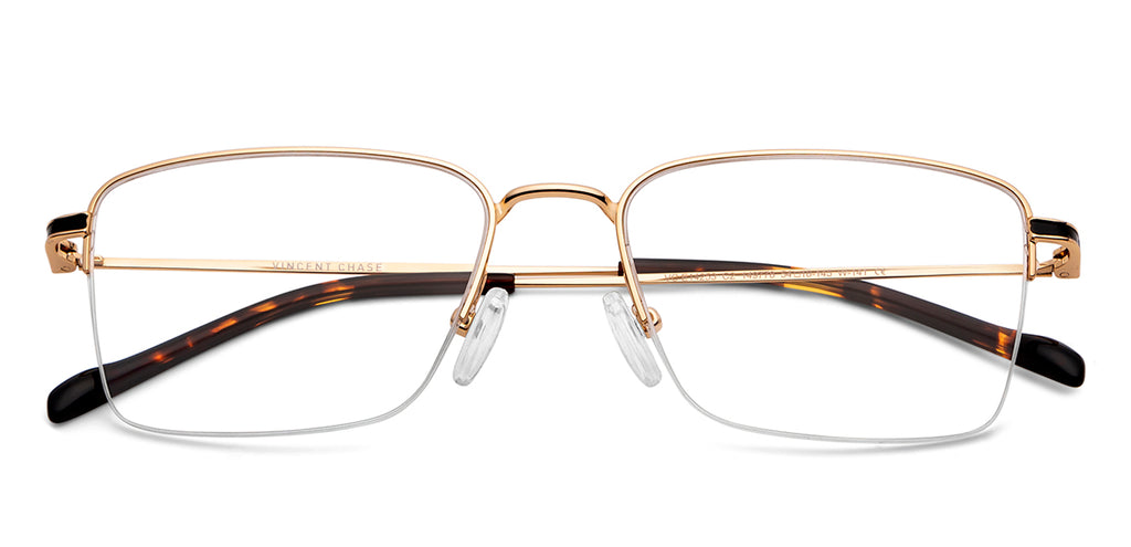 Half Rim Eyeglasses-Frame Rectangle--EG Half Rim Eyeglasses-Frame Rectangle--EG