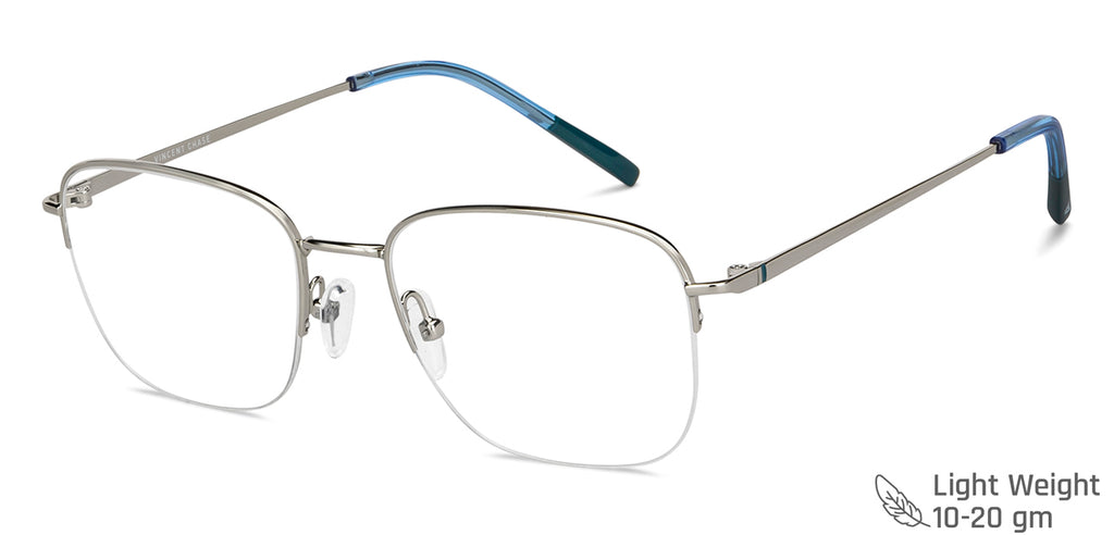 Half Rim Eyeglasses-Frame Rectangle--EG Half Rim Eyeglasses-Frame Rectangle--EG
