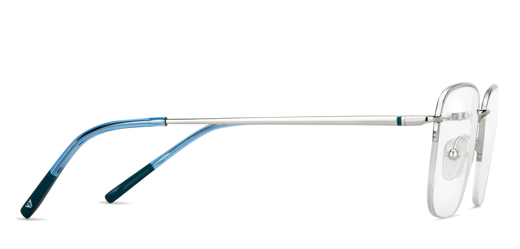 Half Rim Eyeglasses-Frame Rectangle--EG Half Rim Eyeglasses-Frame Rectangle--EG