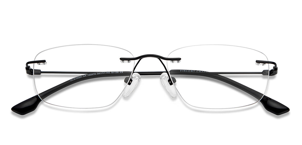 Rimless Eyeglasses-Frame Rectangle--EG Rimless Eyeglasses-Frame Rectangle--EG