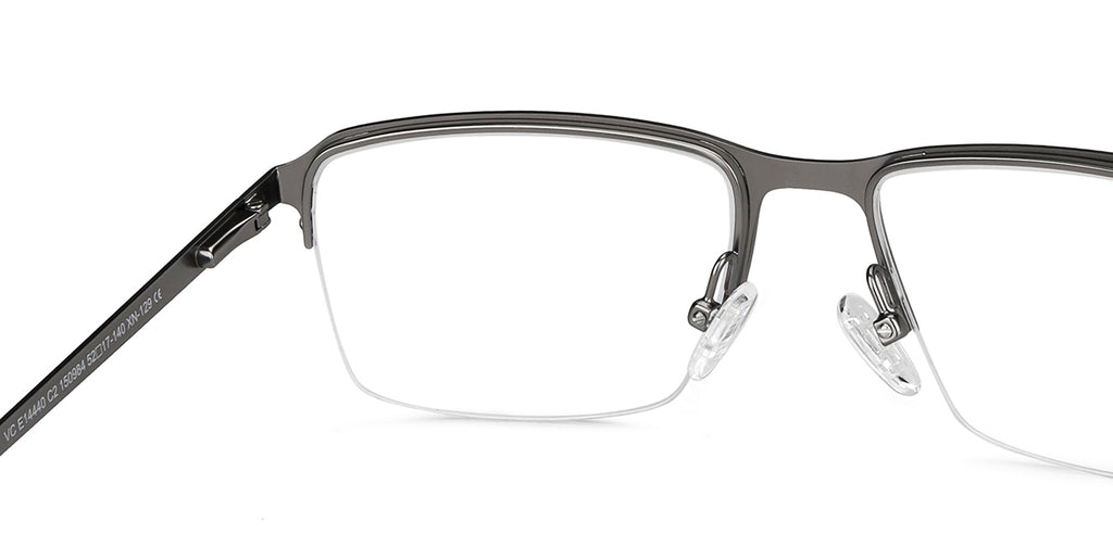 Half Rim Eyeglasses-Frame Rectangle--EG Half Rim Eyeglasses-Frame Rectangle--EG