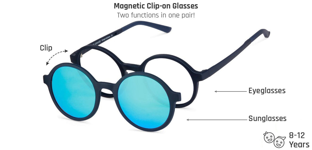 Blue Light Eyeglasses For Women-Frame Round--EG Blue Light Eyeglasses For Women-Frame Round--EG