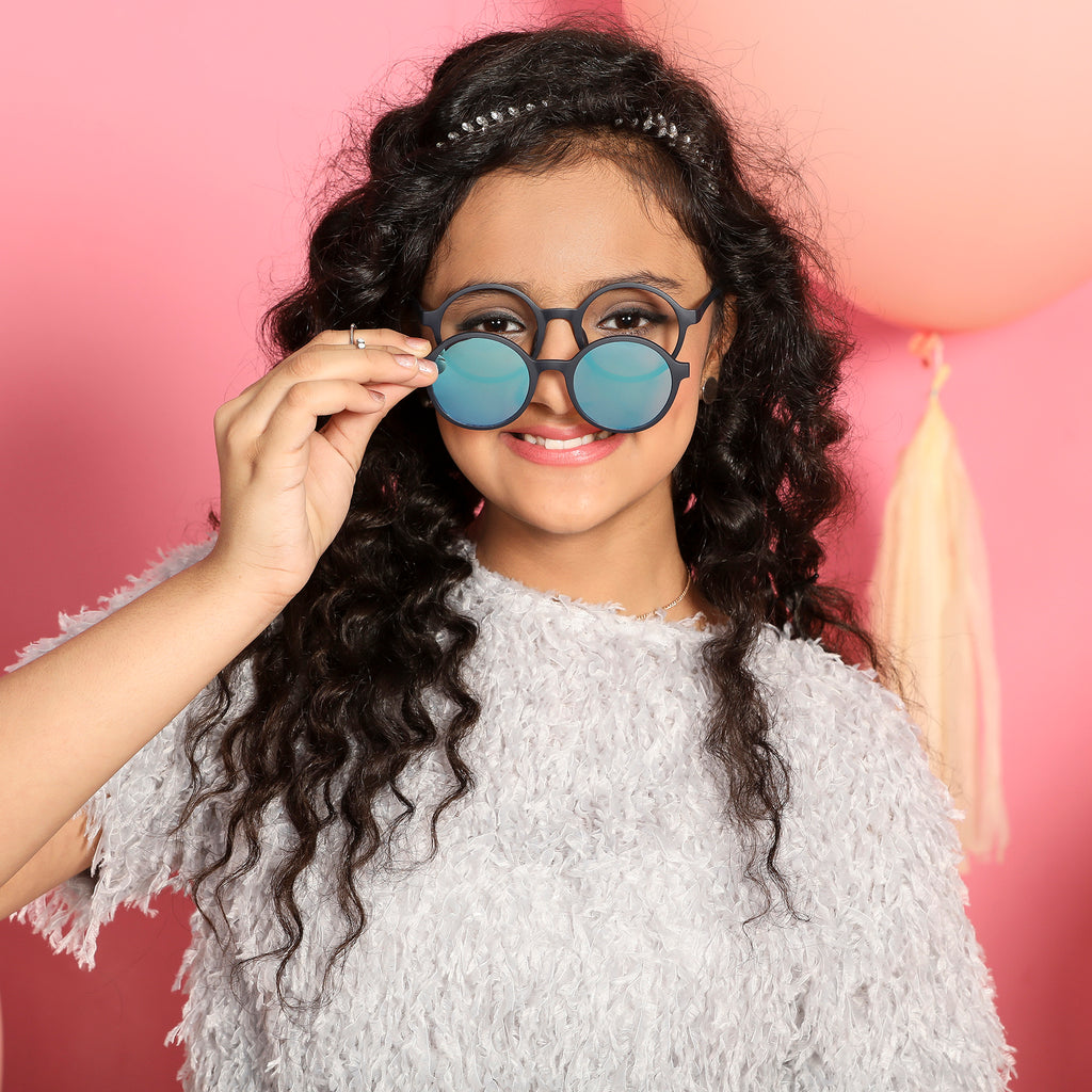 Blue Light Eyeglasses For Women-Frame Round--EG Blue Light Eyeglasses For Women-Frame Round--EG