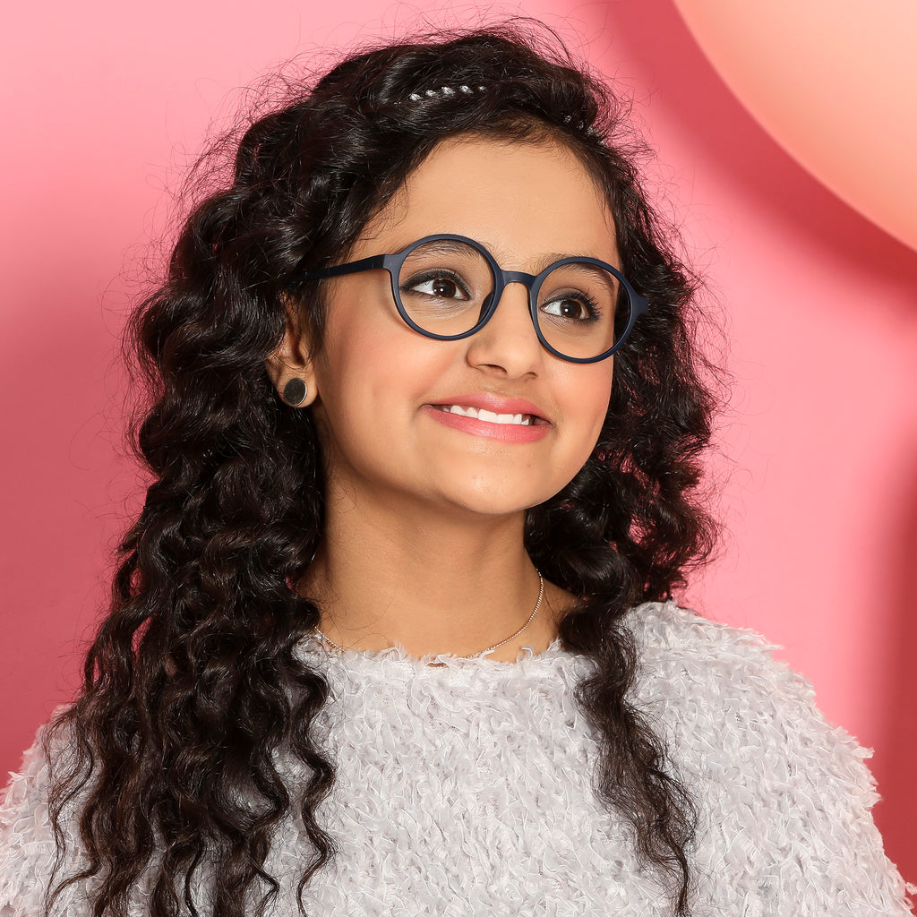 Blue Light Eyeglasses For Women-Frame Round--EG Blue Light Eyeglasses For Women-Frame Round--EG