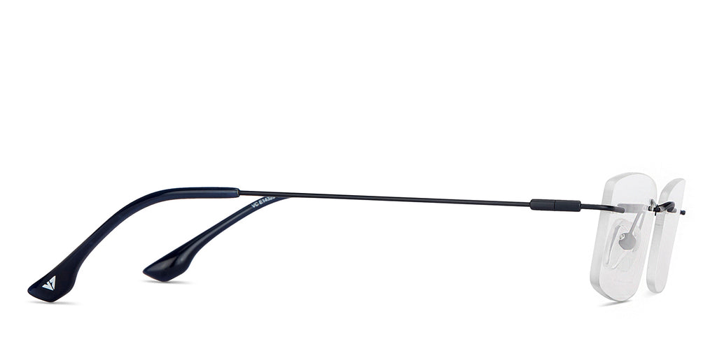 Rimless Eyeglasses-Frame Rectangle--EG