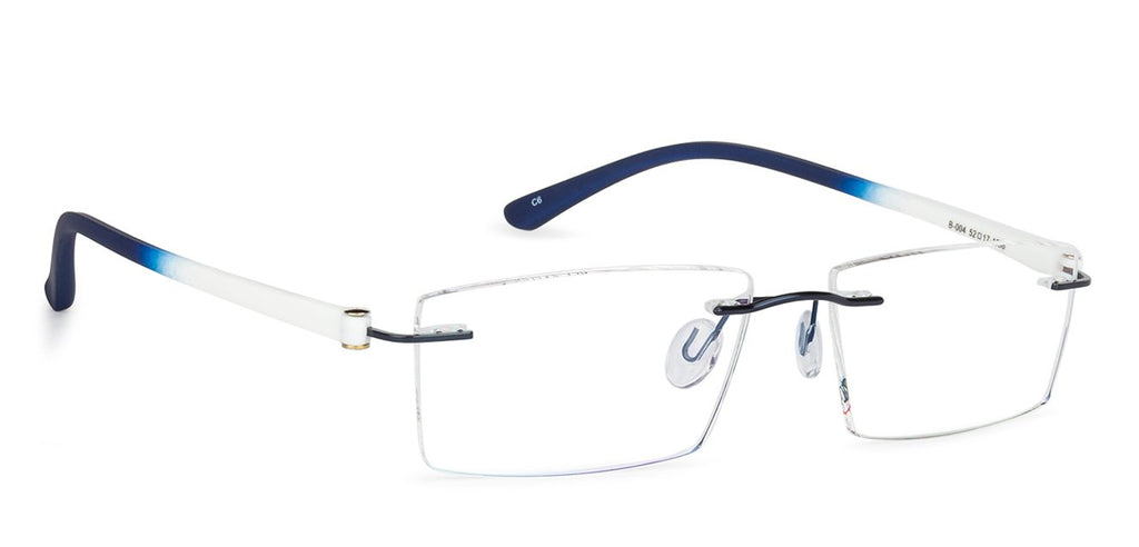 Rimless Eyeglasses-Frame Rectangle--EG