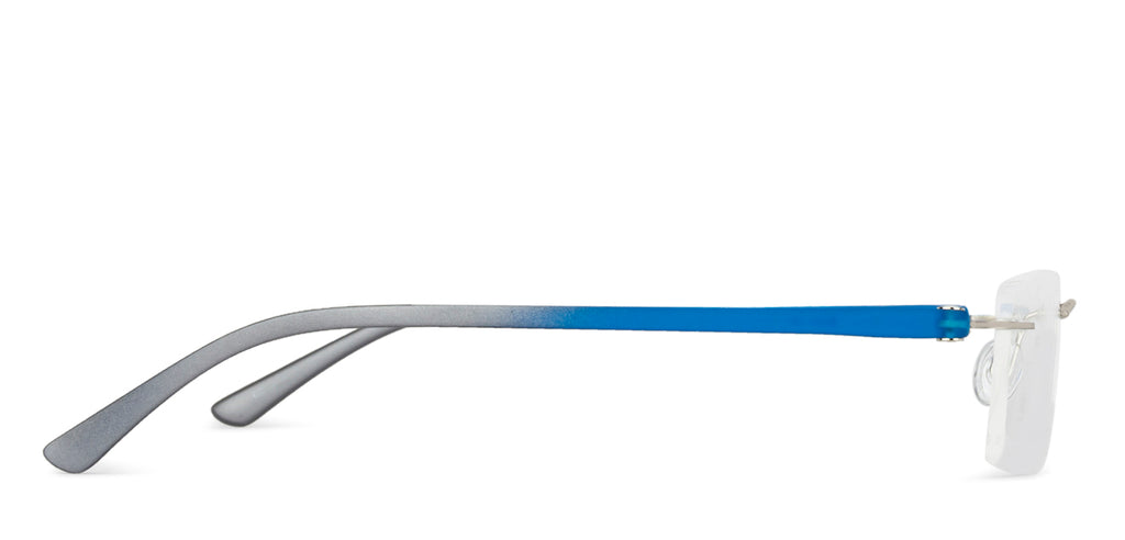 Rimless Eyeglasses-Frame Rectangle--EG