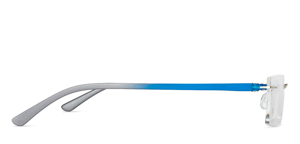 Rimless Eyeglasses-Frame Rectangle--EG