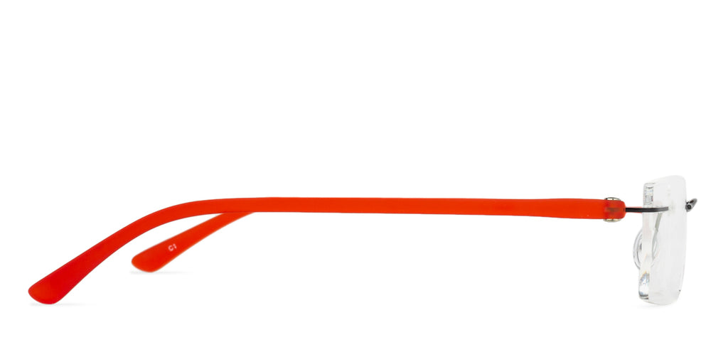 Rimless Eyeglasses-Frame Rectangle--EG