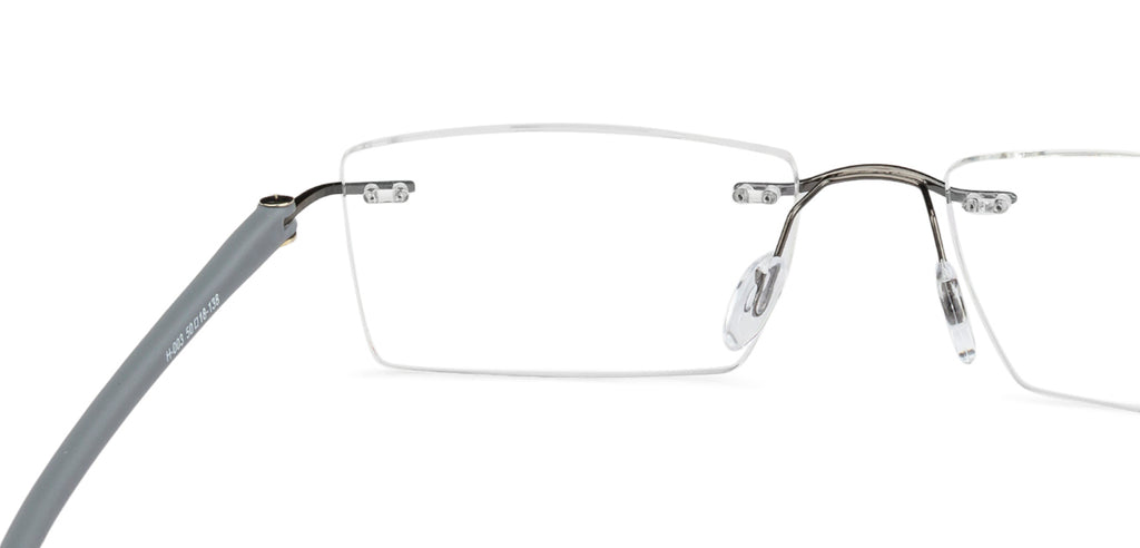Rimless Eyeglasses-Frame Rectangle--EG