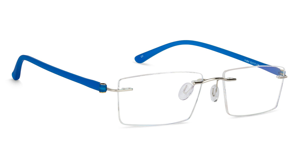 Rimless Eyeglasses-Frame Rectangle--EG