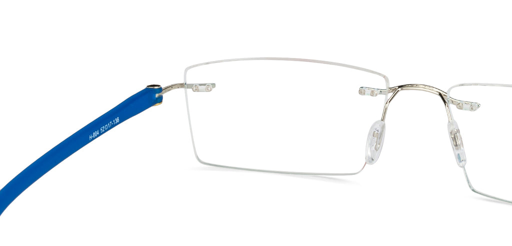 Rimless Eyeglasses-Frame Rectangle--EG
