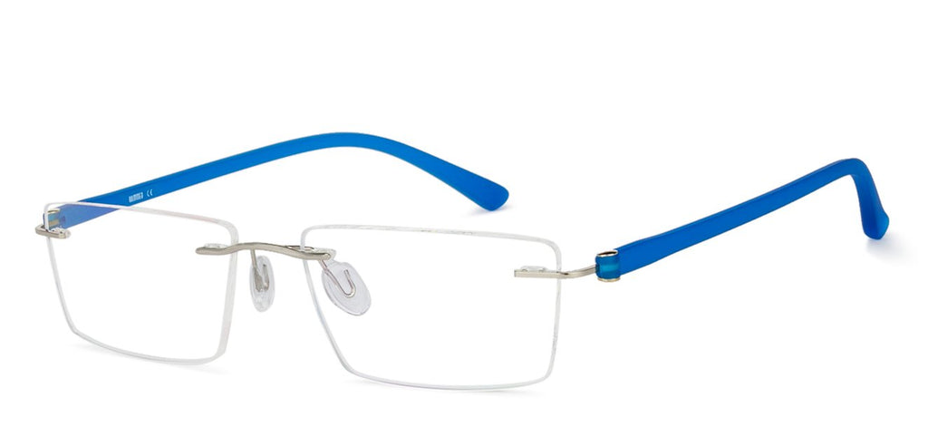 Rimless Eyeglasses-Frame Rectangle--EG