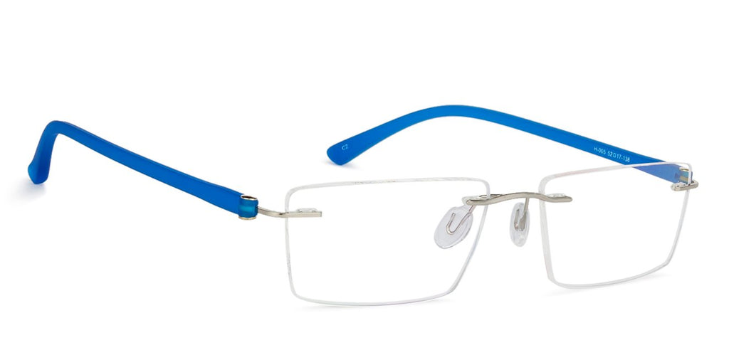 Rimless Eyeglasses-Frame Rectangle--EG