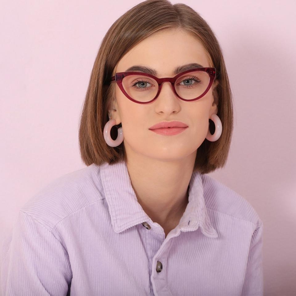 Cat Eye Eyeglasses-Frame Cat Eye--EG