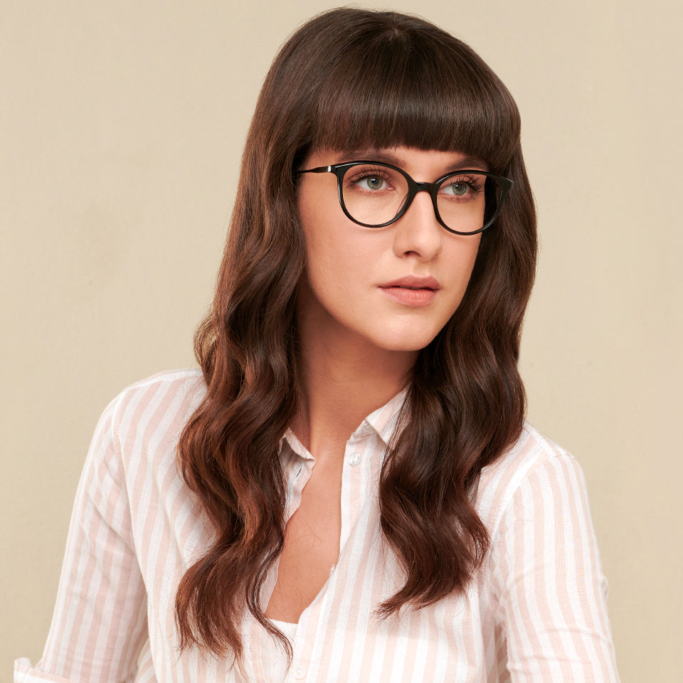 Cat Eye Eyeglasses-Frame Cat Eye--EG