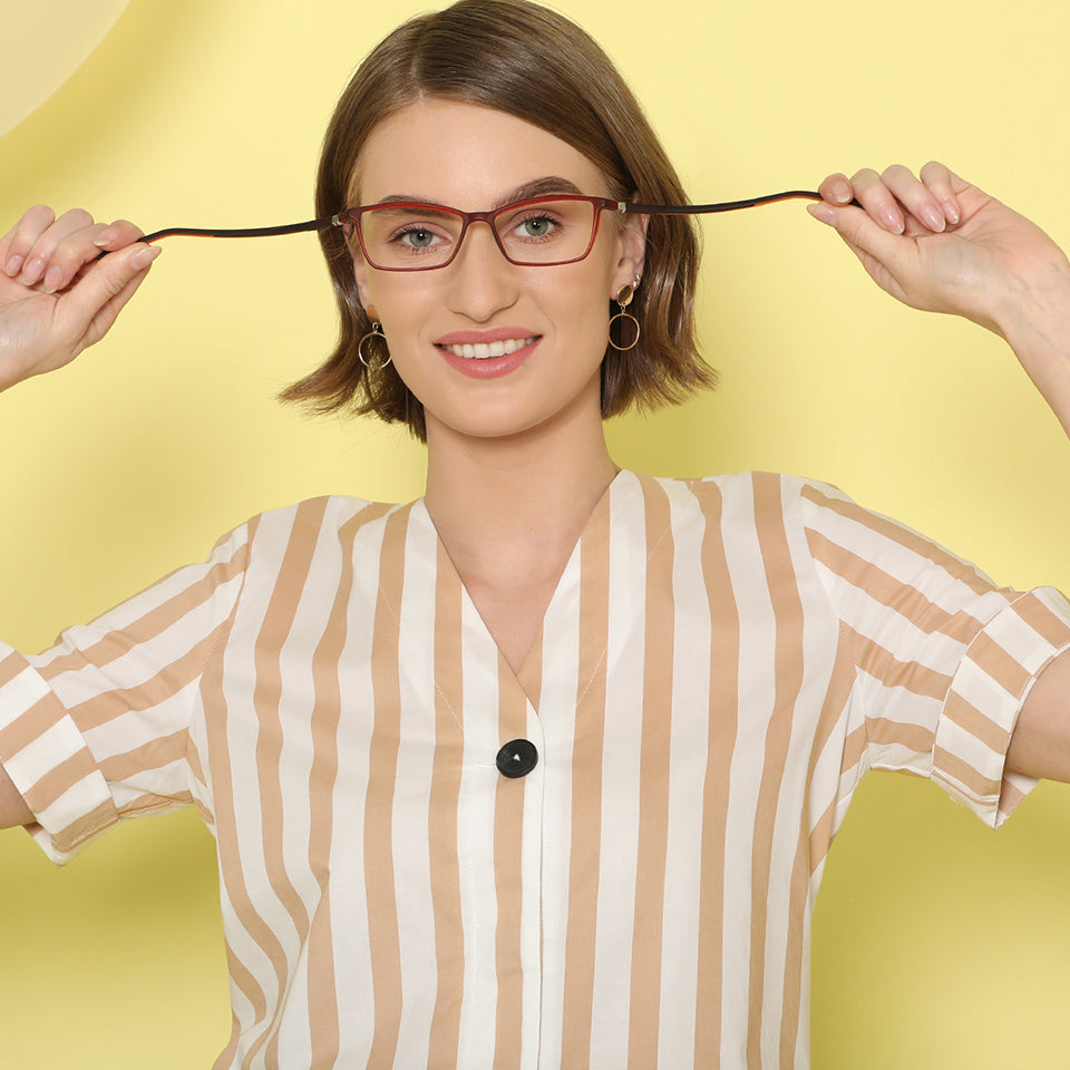 Rectangle Eyeglasses-Frame Rectangle--EG
