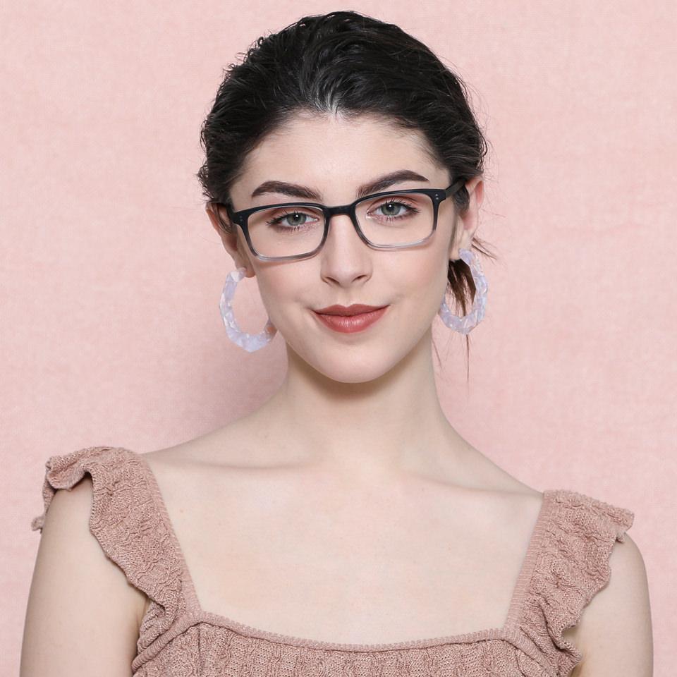 Rectangle Eyeglasses-Frame Rectangle--EG