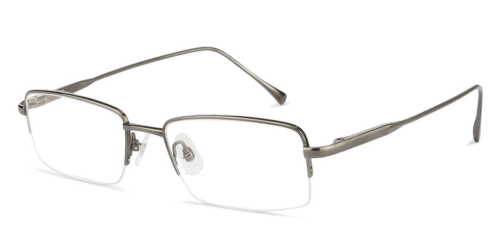 Half Rim Eyeglasses-Frame Rectangle--EG