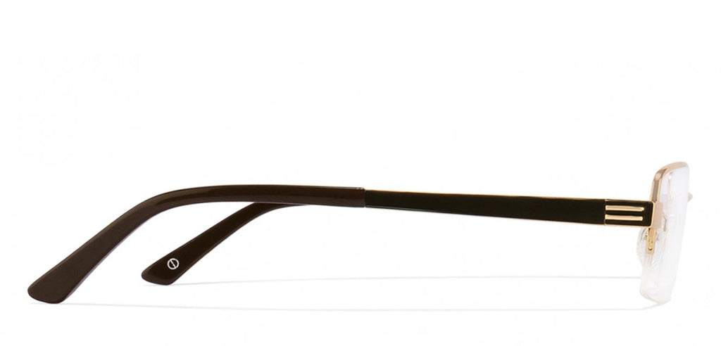 Half Rim Eyeglasses-Frame Rectangle--EG