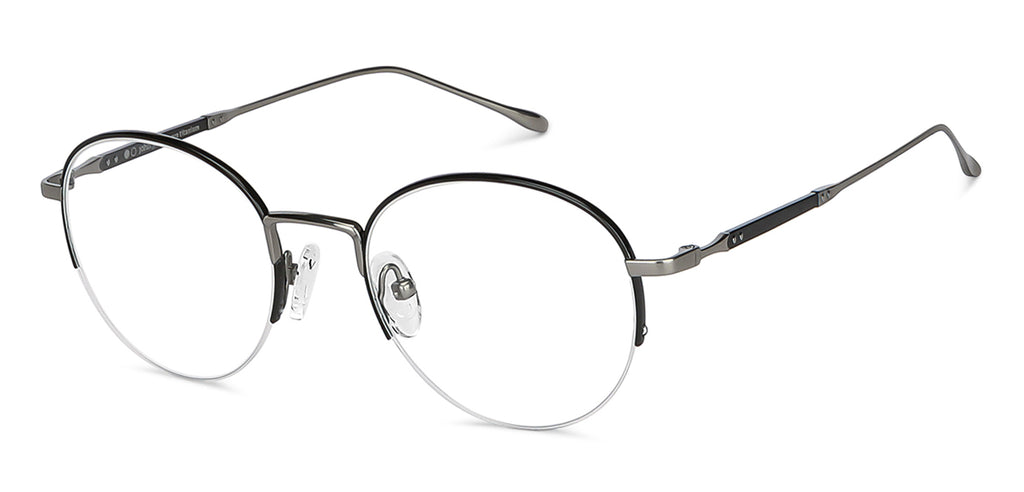 Half Rim Eyeglasses-Frame Round--EG