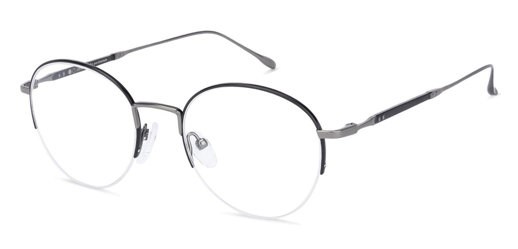 Half Rim Eyeglasses-Frame Round--EG