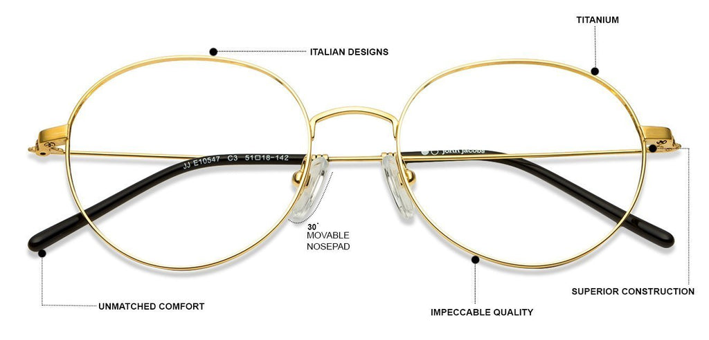 Round Eyeglasses-Frame Round--EG