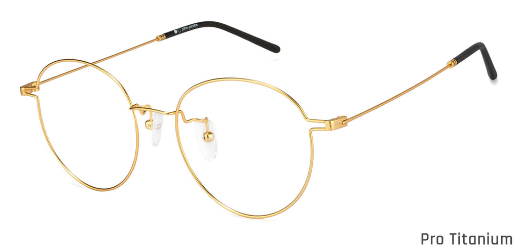 Half Rim Eyeglasses-Frame Round--EG