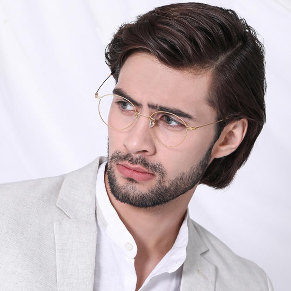 Half Rim Eyeglasses-Frame Round--EG