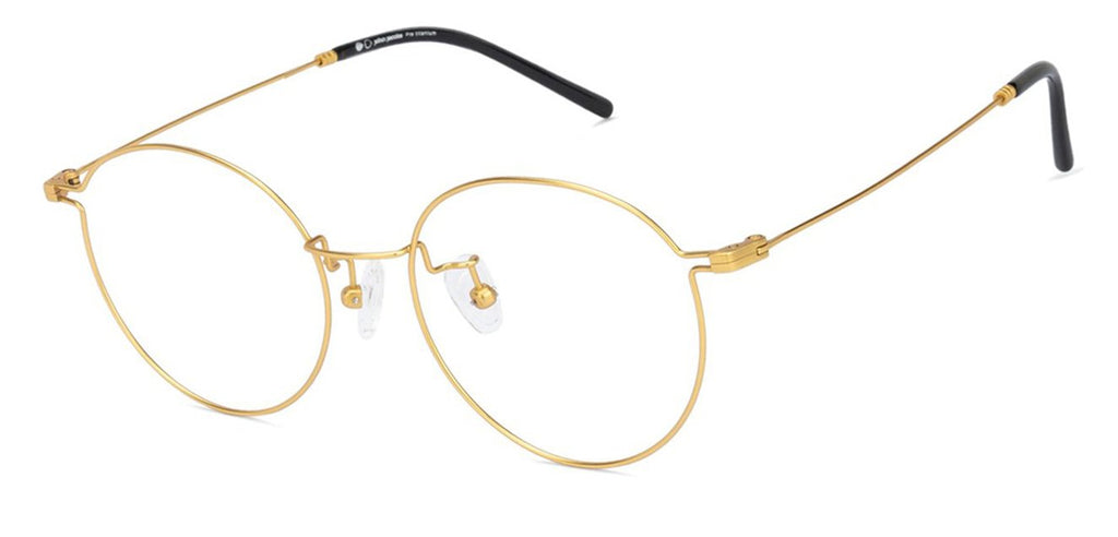 Half Rim Eyeglasses-Frame Round--EG