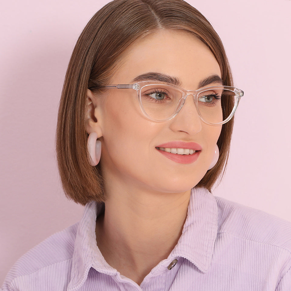 Cat Eye Eyeglasses-Frame Cat Eye--EG