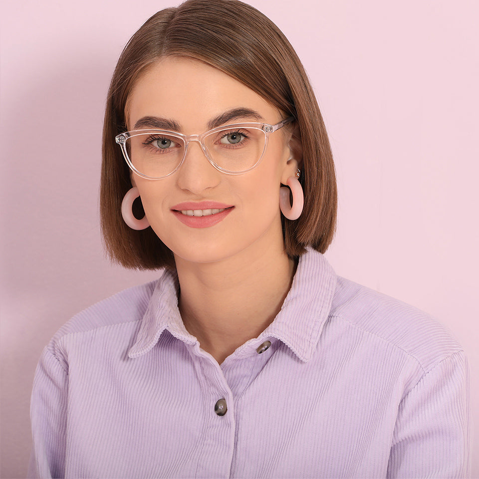 Cat Eye Eyeglasses-Frame Cat Eye--EG
